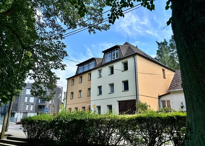 Remote Work Friendly Zahradni Apartman U Jezera